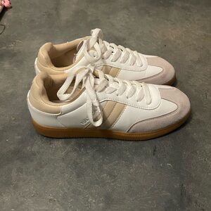 Nautica White and Tan Women's Sneakers